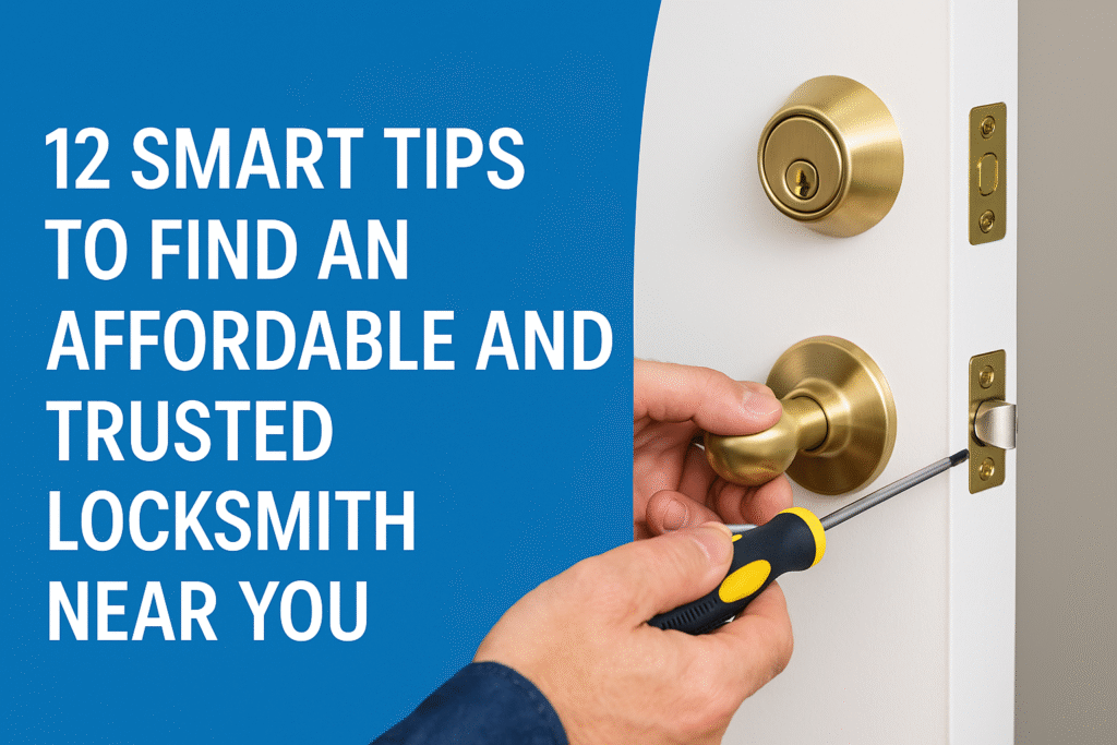 12 Smart Tips to Find an Affordable and Trusted Locksmith Near You
